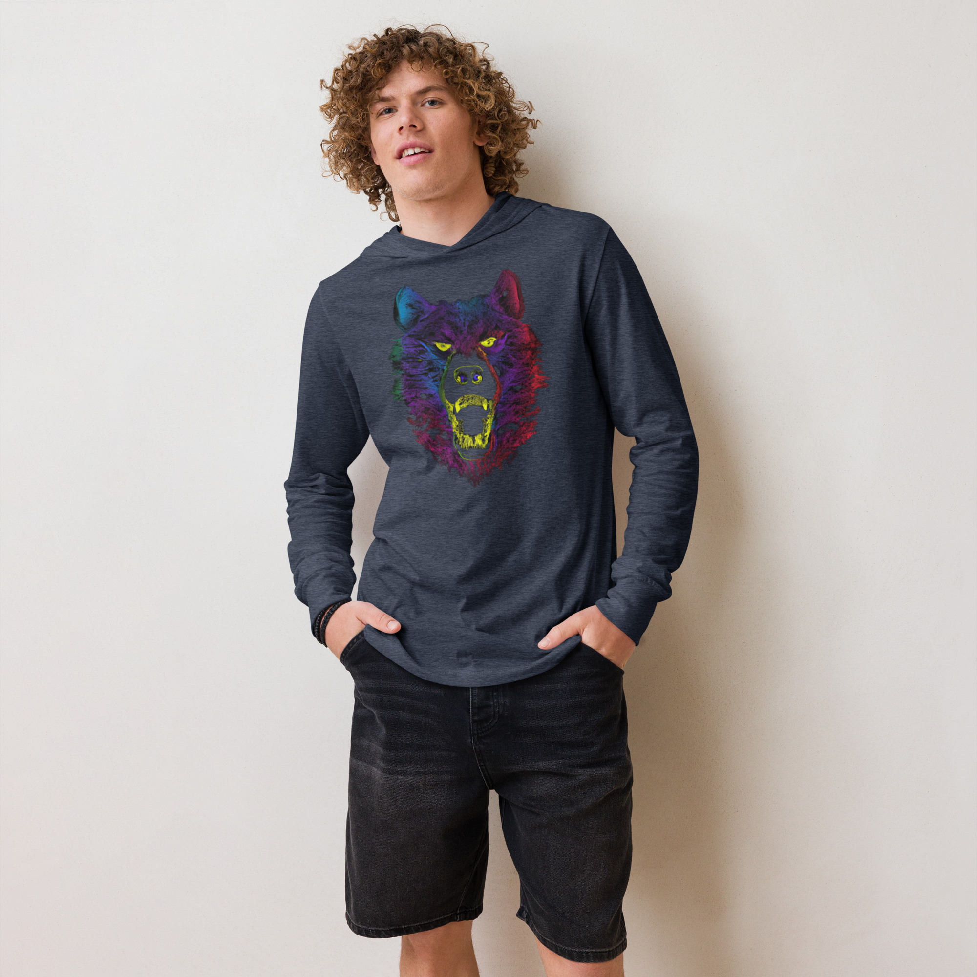 Wolfee Hooded long-sleeve tee - Image 2
